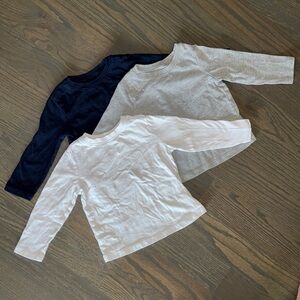 Old Navy Long-Sleeve Solid T-Shirt 3-Pack | 18-24M
